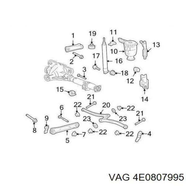  VAG 4E0807995 ціна, від 92.62 USD