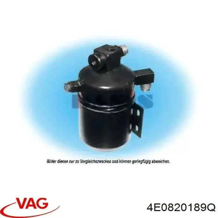 Ресивер-осушувач кондиціонера VAG 4E0820189Q ціна, від 66.87 USD