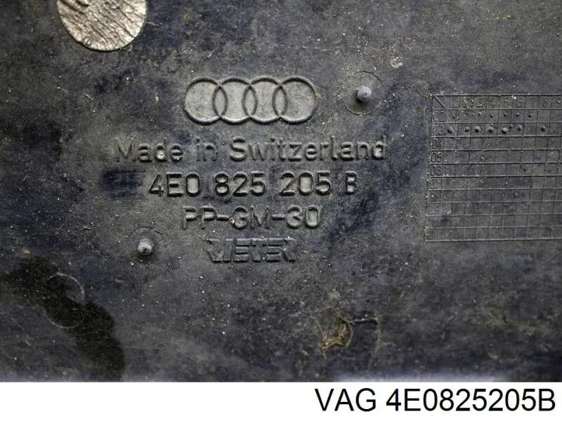 Захист днища передній лівий VAG 4E0825205D ціна, від 25.40 USD