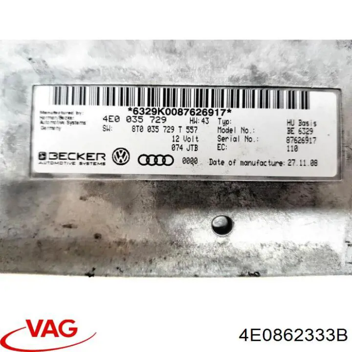  VAG 4E0862333B