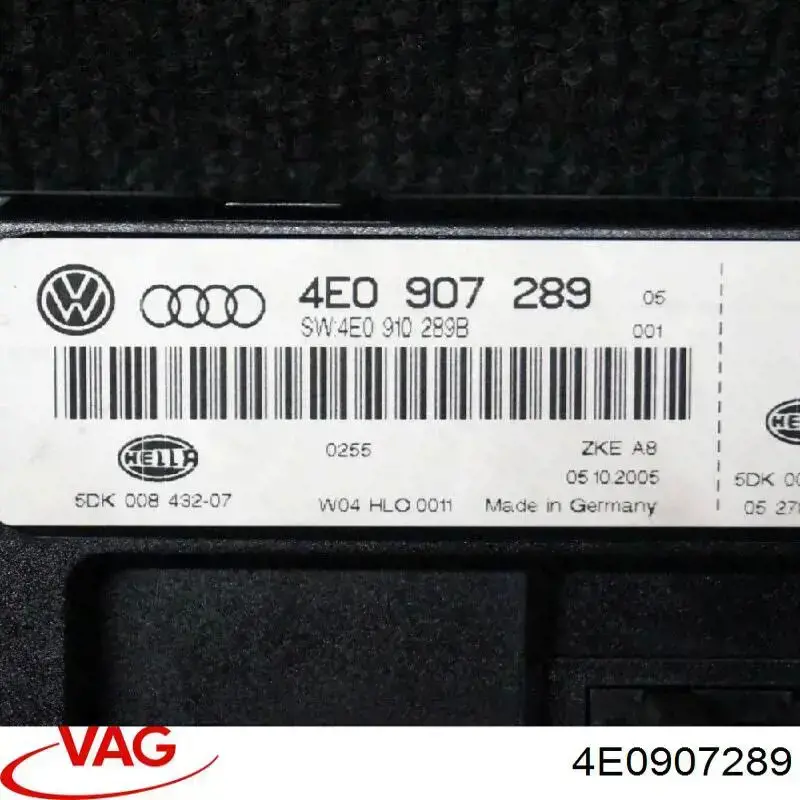 Блок комфорту VAG 4E0910289D ціна, від 44.34 USD