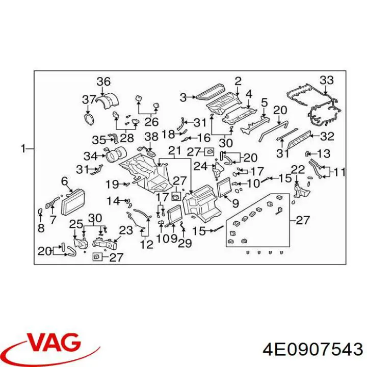 4E0907543 VAG 