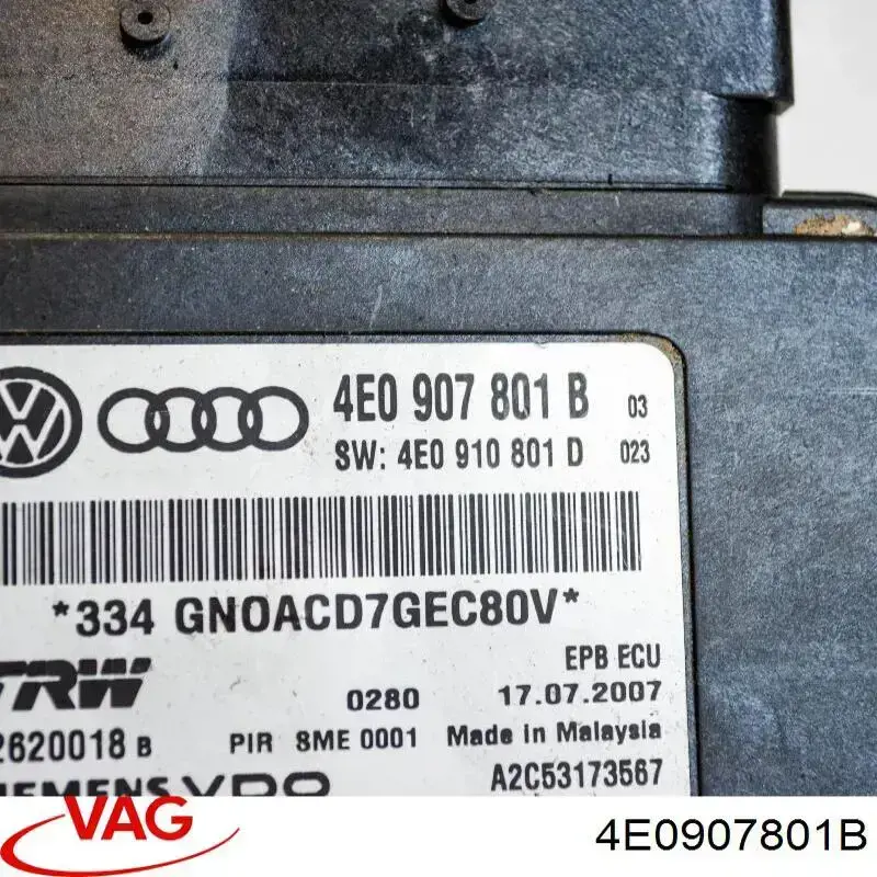 4E0907801B VAG 