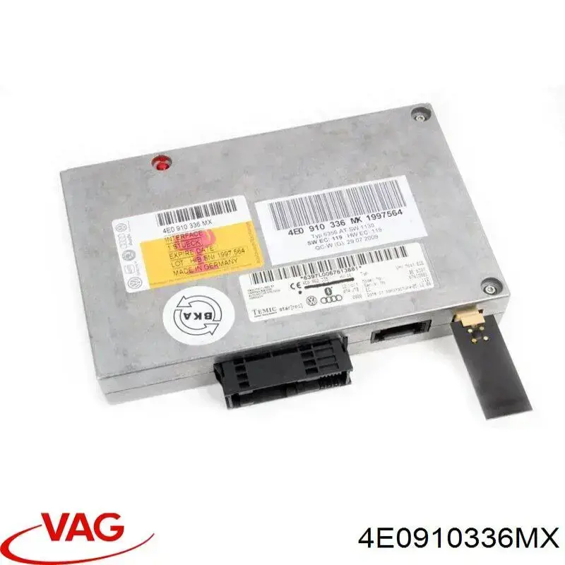 Блок керування Bluetooth 4E0910336M VAG