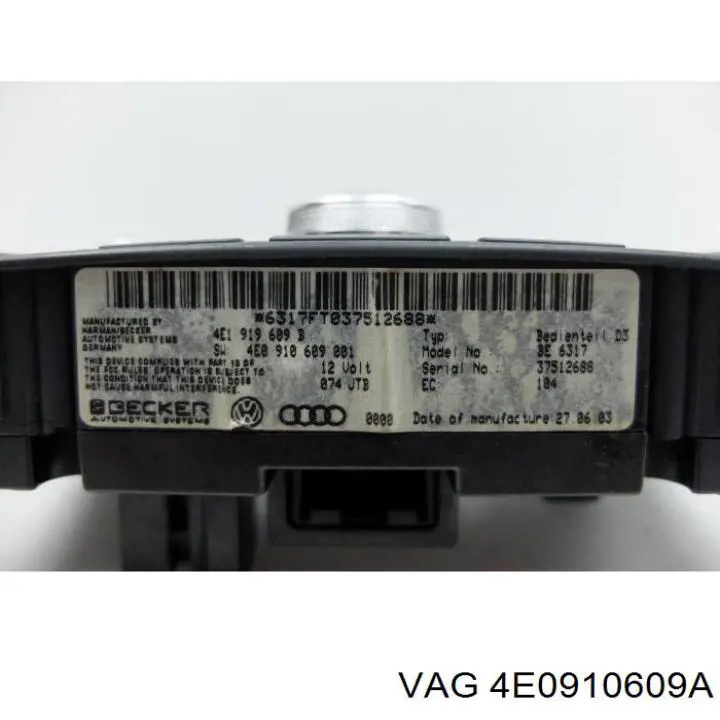 4E0910609A VAG 