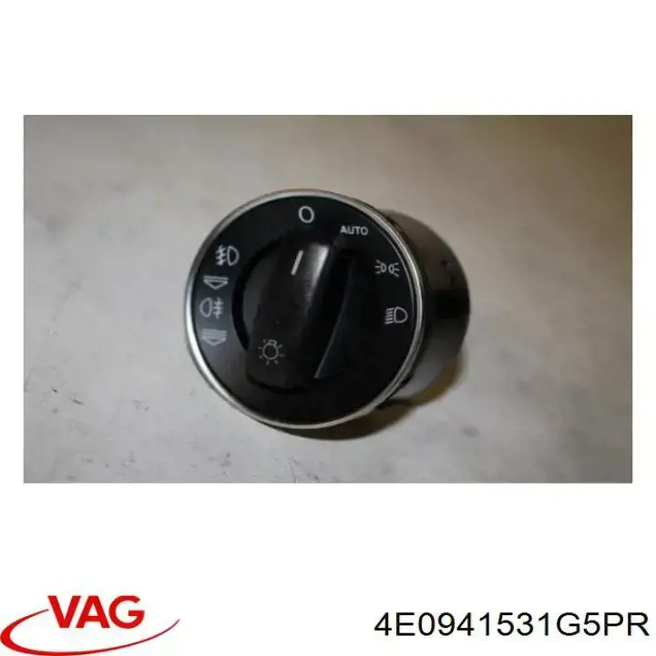 4E0941531G5PR VAG Перемикачі електричні (перемикач світла центральний)