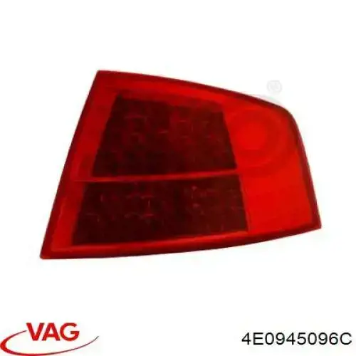 Ліхтар задній правий, зовнішній VAG 4E0945096C ціна, від 419.12 USD