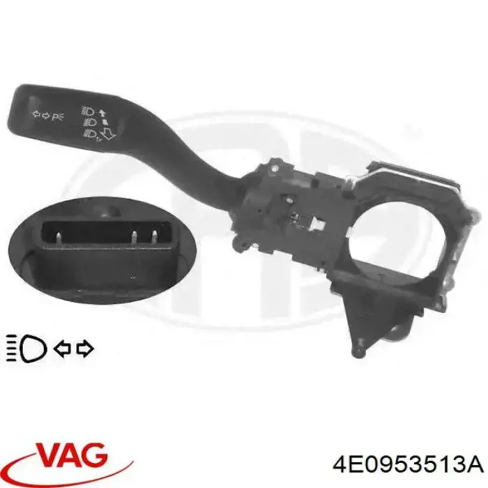 Перемикач підрульовий, лівий VAG 4E0953513A ціна, від 12.67 USD