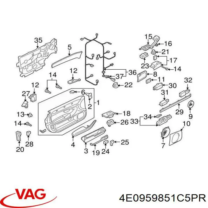 4E0959851C5PR VAG 