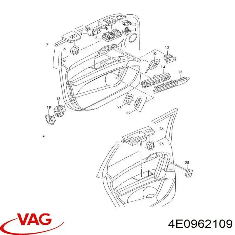 4E09621095PR VAG 