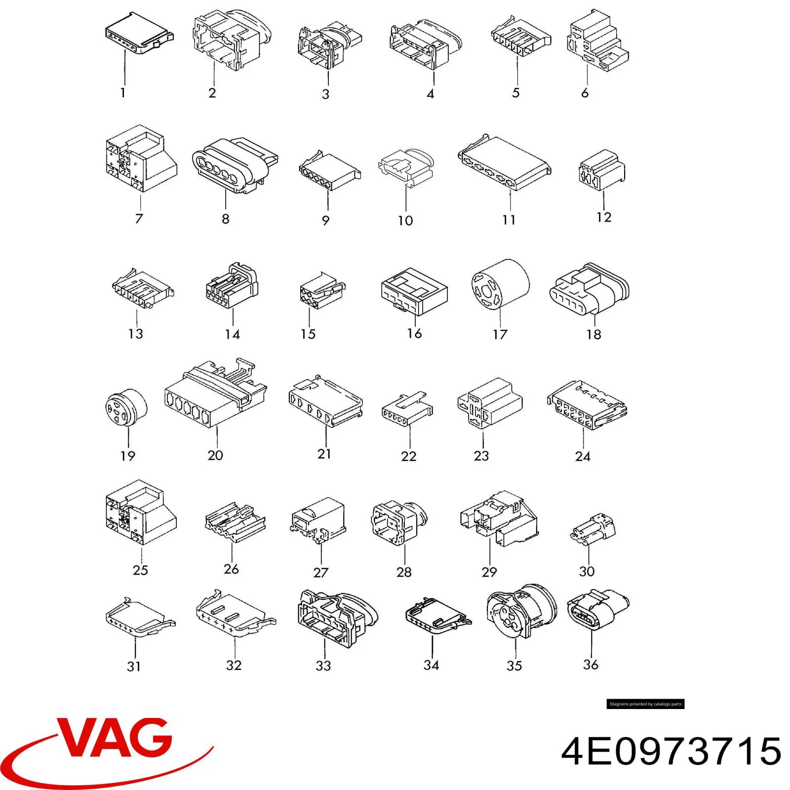 VAG 4E0973715 ціна, від 15.72 USD