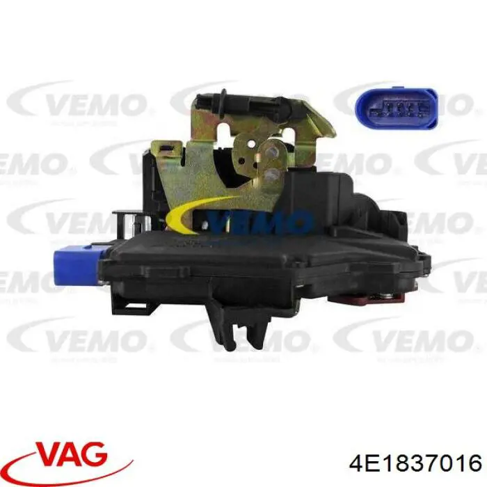 Купити 4E1837016 VAG Замок дверки правої передньої
