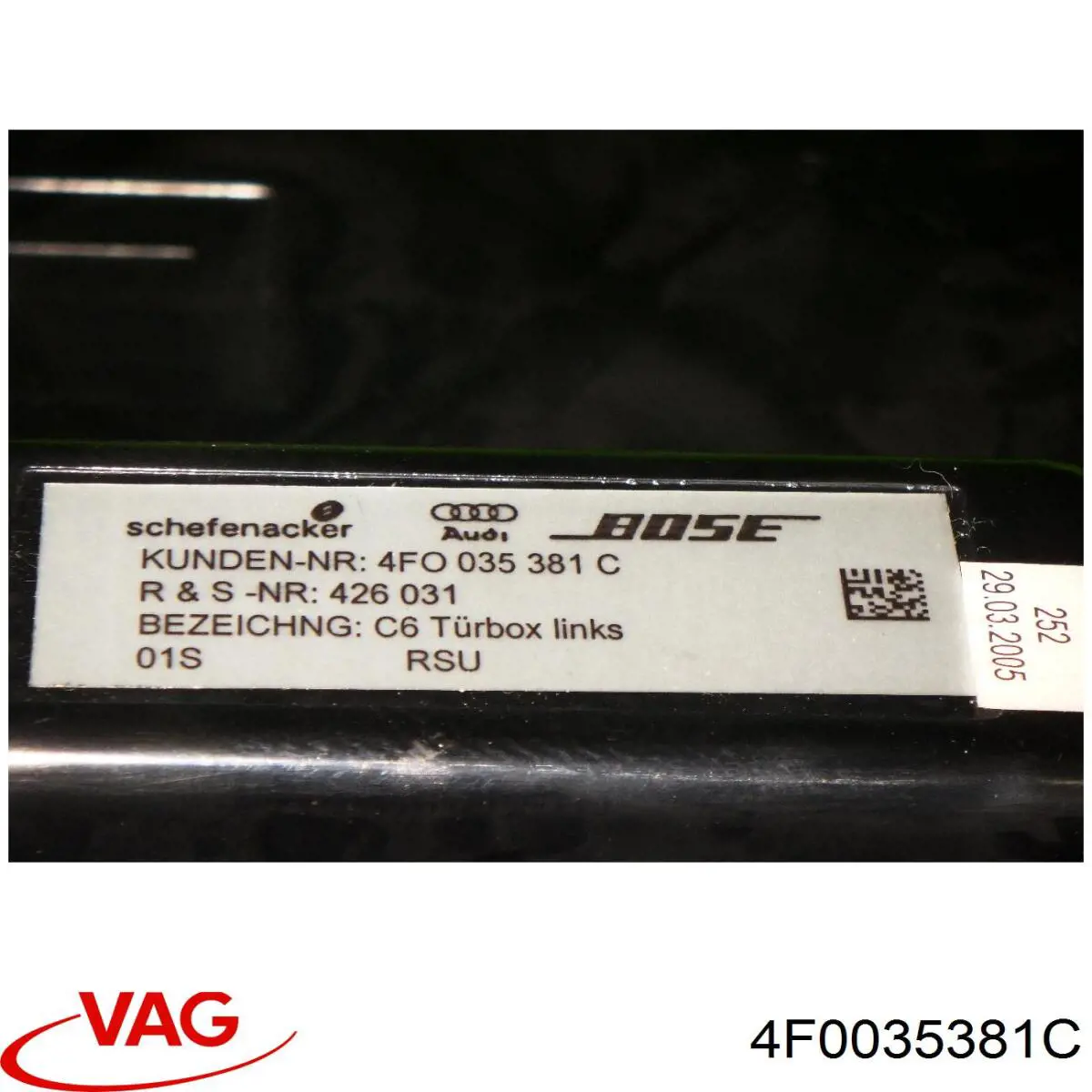  4F0035381C VAG