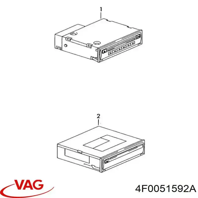 4F0051592A VAG 