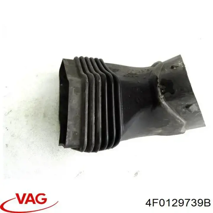 Патрубок повітряний, вхід повітряного фільтра VAG 4F0129739B ціна, від 4.22 USD