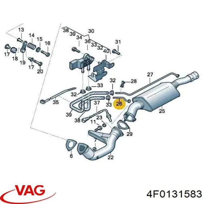 Трубка датчика тиску вихлопних газів BM Catalysts PP11151A ціна, від 55.77 USD