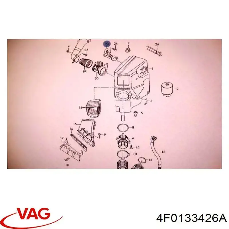  VAG 4F0133426A ціна, від 10.95 USD