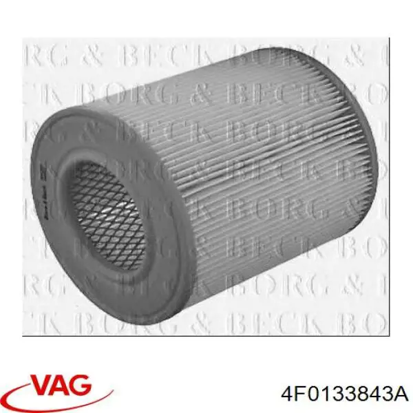 Купити 4F0133843A VAG Автомобільний фільтр повітря