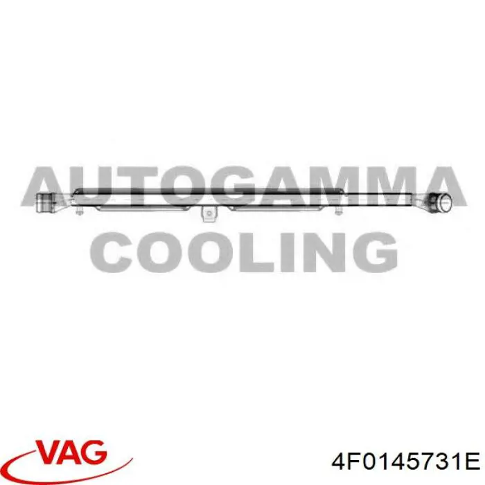 Система охолодження наддувочного повітря VAG 4F0145731E ціна, від 28.22 USD