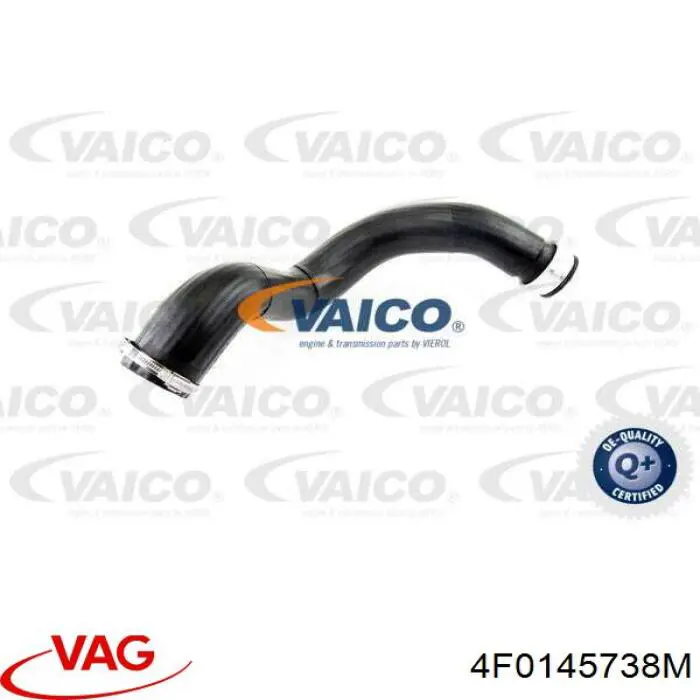 Шланг/патрубок интеркуллера VAG 4F0145738M ціна, від 28.81 USD