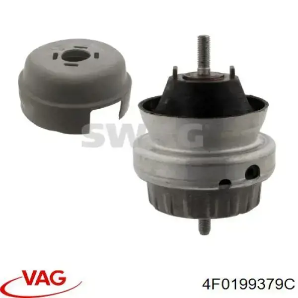 Ліва подушка двигуна VAG 4F0199379C ціна, від 38.22 USD