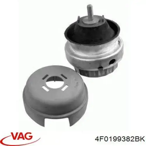 Купити 4F0199382BK VAG Подушка (опора) двигуна, права
