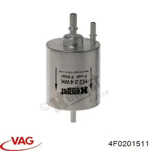 Фільтр тонкого очищення палива VAG 4F0201511 ціна, від 20.26 USD