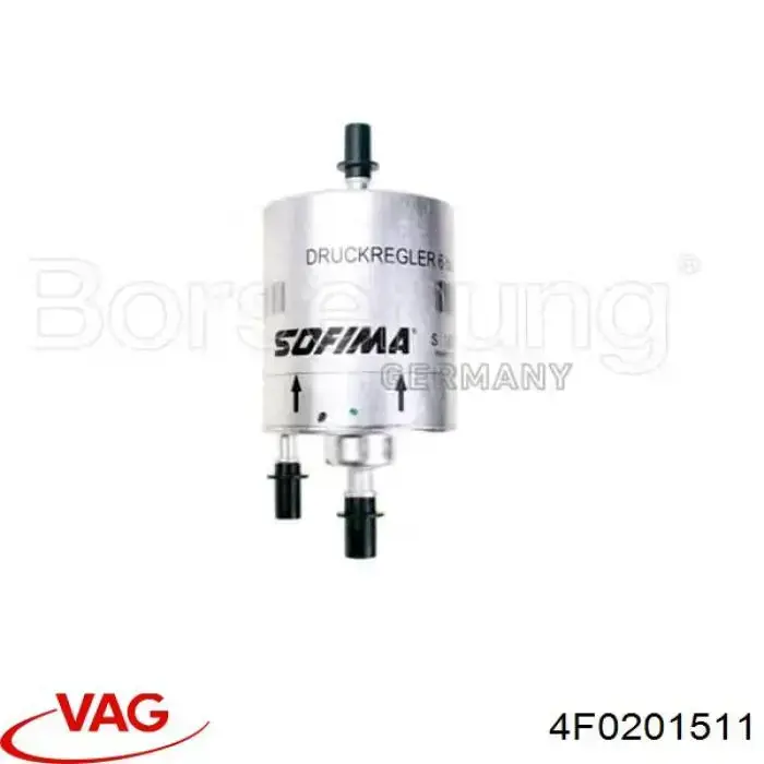 Купити 4F0201511 VAG Фільтр-відстійник палива грубої очистки