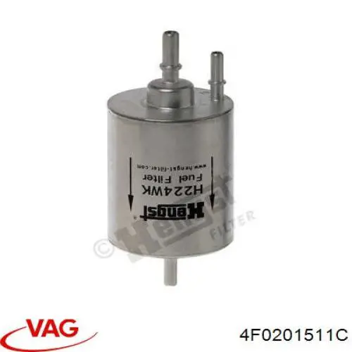Фільтр тонкого очищення палива VAG 4F0201511C ціна, від 24.88 USD