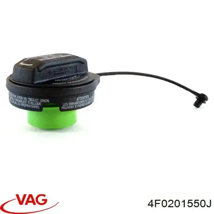 Пробка паливного бака VAG 4F0201550J ціна, від 7.60 USD