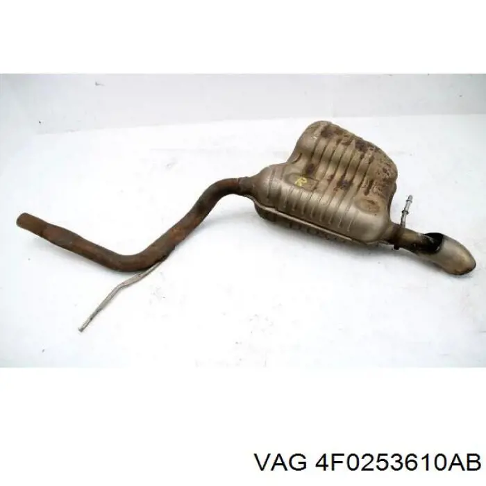 4F0253610AB VAG Глушник, задня частина