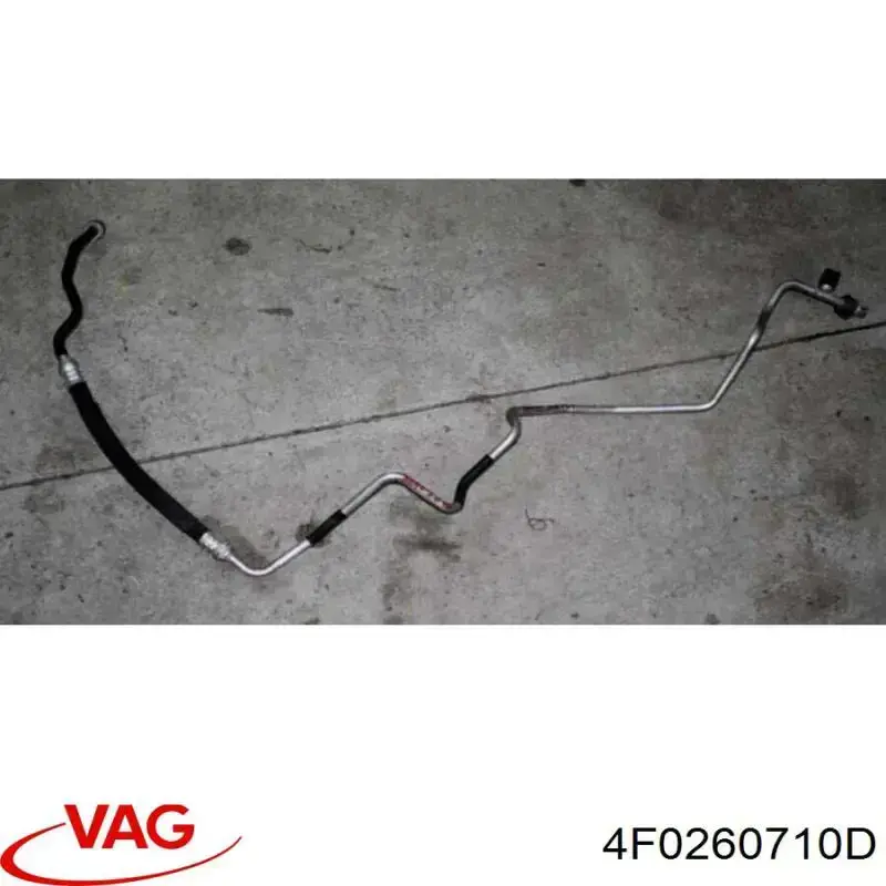 4F0260710A VAG Шланг кондиціонера, від радіатора до випарника