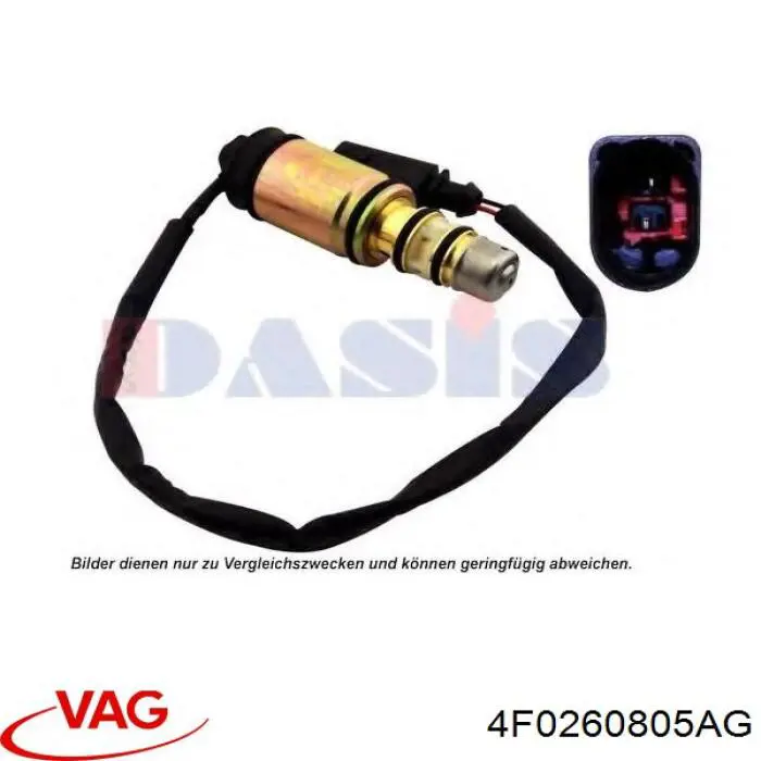 Компресор кондиціонера 4F0260805AG VAG