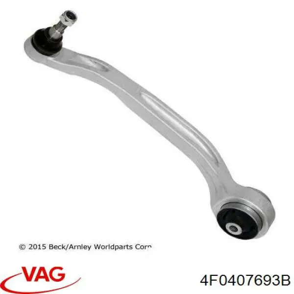 Важіль передній лівий VAG 4F0407693B ціна, від 38.01 USD