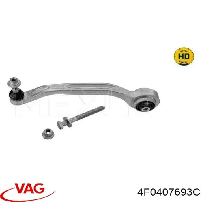 Купити 4F0407693C VAG Лівий важіль передній нижній підвіски