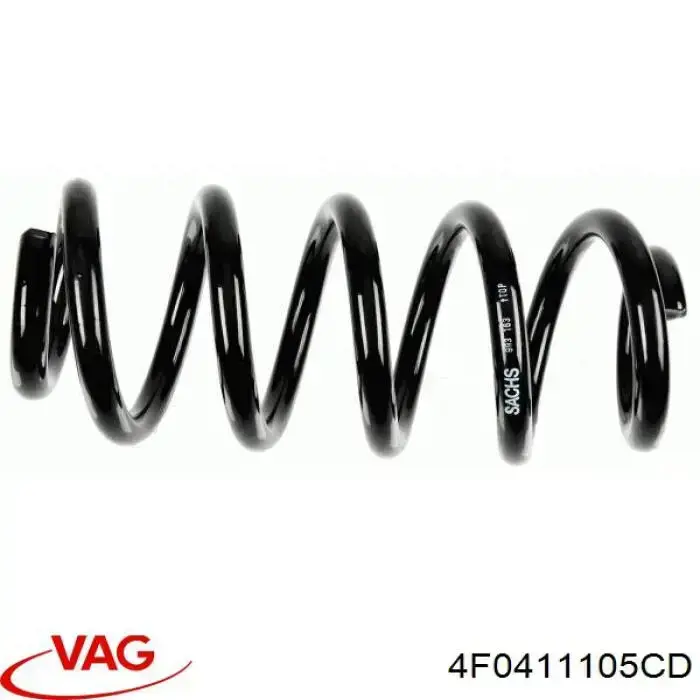 Купити 4F0411105CD VAG Гвинтова пружина підвіска