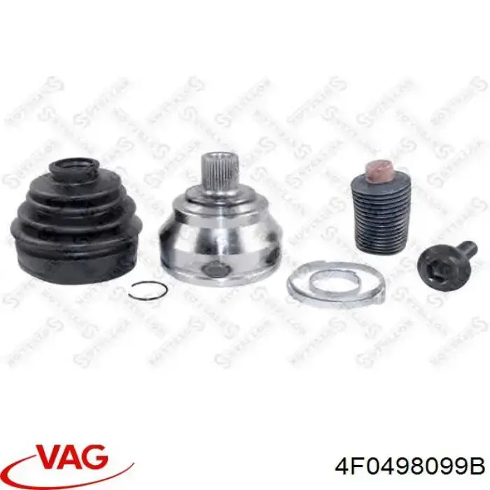 ШРУС зовнішній передній 4F0498099BX VAG