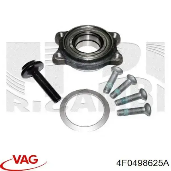 Підшипник маточини передньої/задньої 4F0498625A VAG