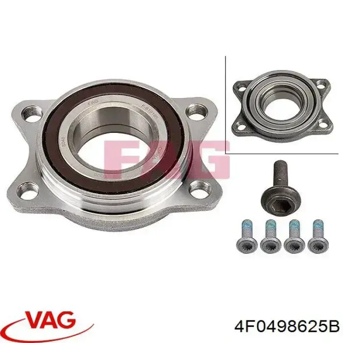 Підшипник маточини передньої/задньої VAG 4F0498625B