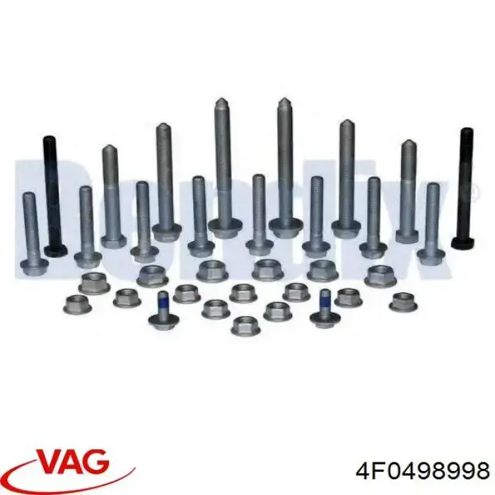 Комплект важелів задньої підвіски 4F0498998 VAG