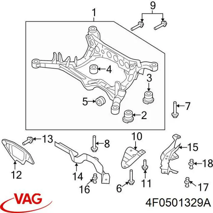  4F0501329A VAG