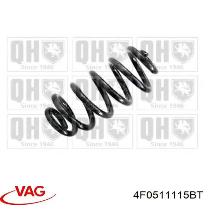 4F0511115BT VAG Пружина підвіски задня