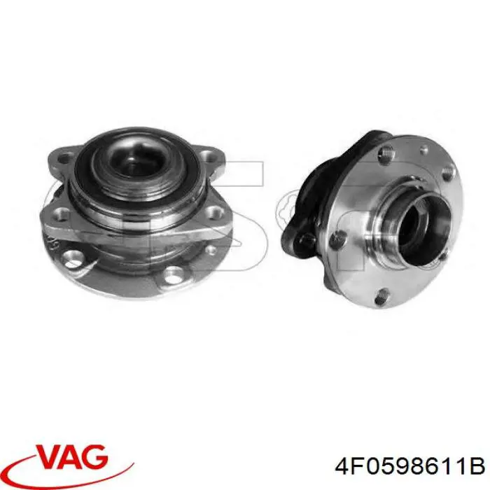 Маточини задніх коліс VAG 4F0598611B ціна, від 46.90 USD