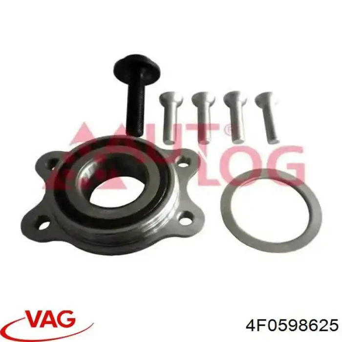 Купити 4F0598625 VAG Підшипник маточини передньої/задньої