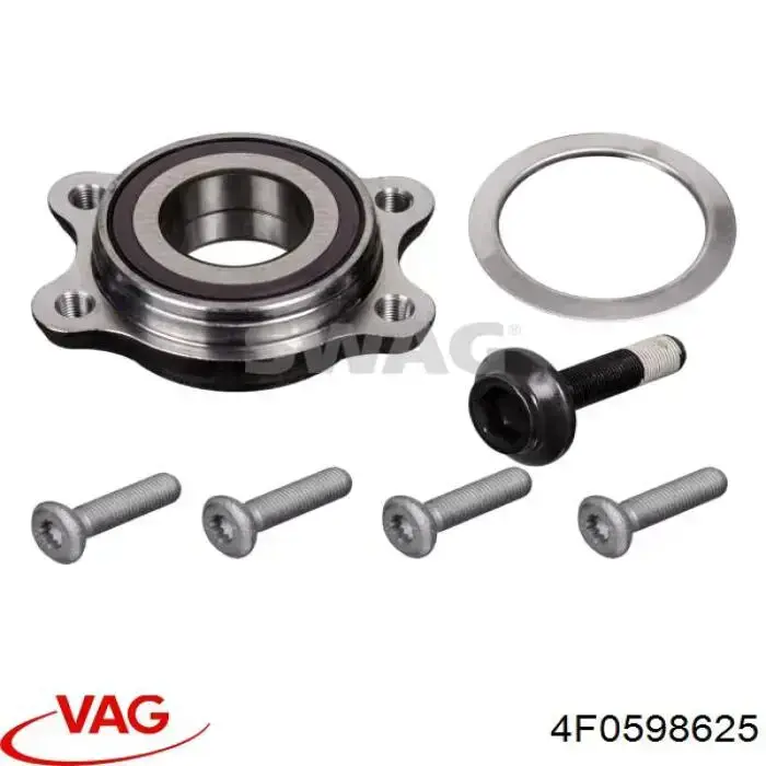 Підшипник маточини передньої/задньої VAG 4F0598625 ціна, від 40.82 USD
