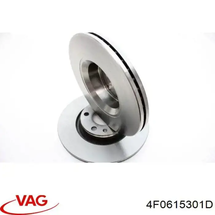 Гальмівні диски передні 4F0615301D VAG