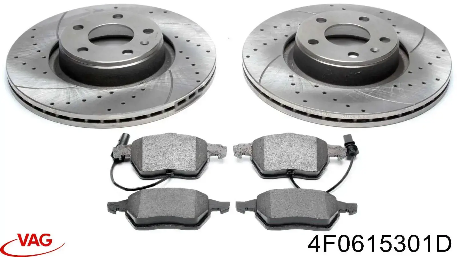 Диск переднього гальма VAG 4F0615301D ціна, від 66.30 USD