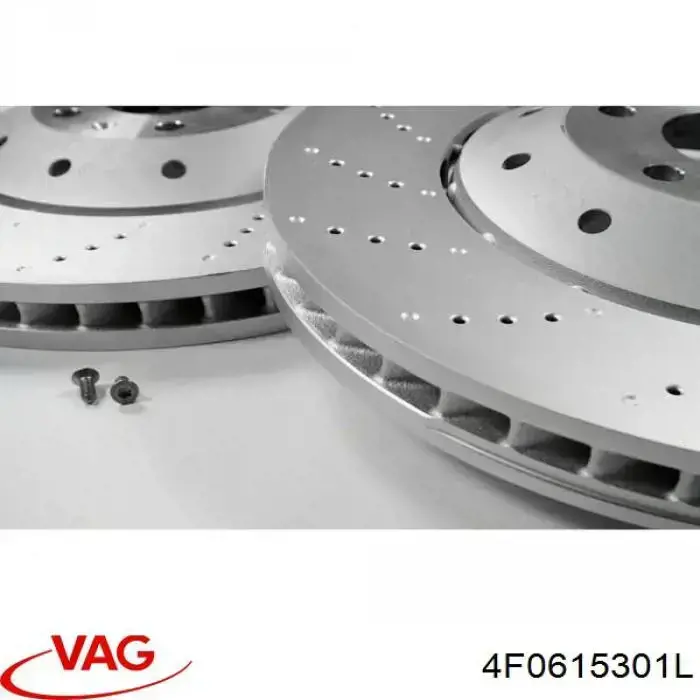 Диск переднього гальма VAG 4F0615301L ціна, від 494.21 USD