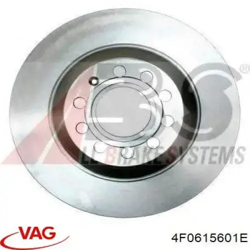 Купити 4F0615601E VAG Диск заднього гальма