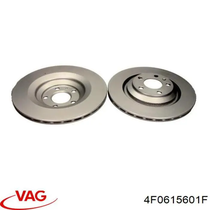 4F0615601F VAG диск гальмівний задній
